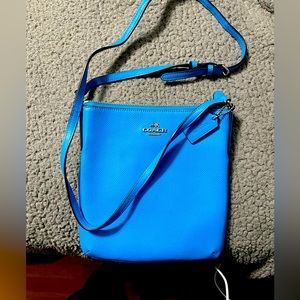 Blue Coach Crossbody. Authentic.